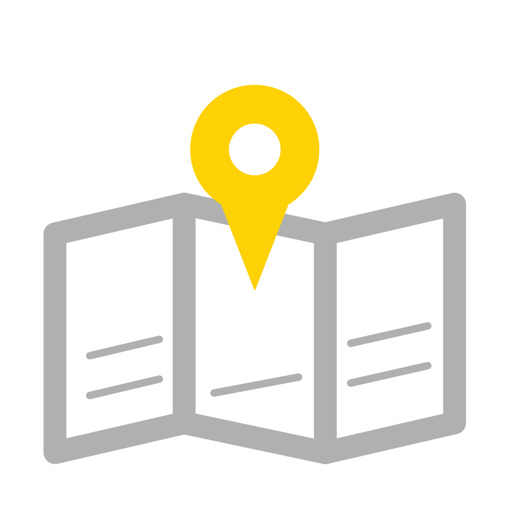 Icoon: terreinen in kaart met QGIS